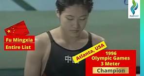 1996 Fu Mingxia - Team China - 3 Meter Springboard Diving - Olympic Games