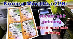 konica minolta c226i price | 12x18 printing | installation & unboxing