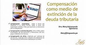 La Compensación para extinguir deuda tributaria con SUNAT