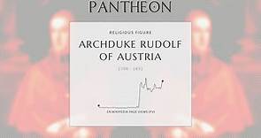 Archduke Rudolf of Austria Biography - Austrian clergyman and noble