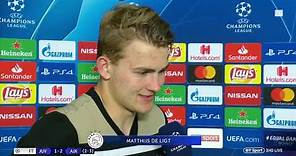 Matthijs de Ligt: We should have scored more! Ajax captain reacts to remarkable win