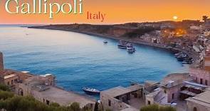 Gallipoli Italia: A 4k Drone Tour Through Gallipoli Puglia Italy !