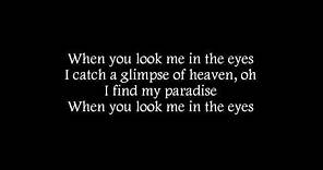 Jonas Brothers - When You Look Me In The Eyes (Lyrics on Screen)