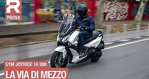 Sym Joyride 16 300 - Prova - scooter a ruote alte o GT?