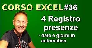 #36 Corso Excel: date e giorni in automatico | Daniele Castelletti | Associazione Maggiolina