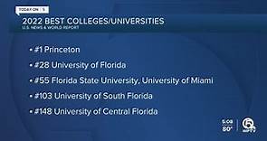 Florida universities top higher education rankings