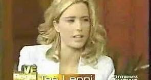 Tea Leoni on Live with regis and Kelly 2004