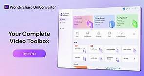 Wondershare UniConverter - Your Complete Video Toolbox