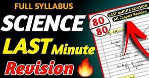 Last Minute Revision Science Class 10🔥| Science Important Topics Exphub | Class 10 Science Paper