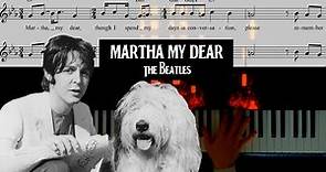 The Beatles - Martha My Dear - Piano Tutorial