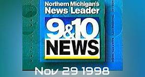 WWTV WWUP TV 9&10 NEWS CBS from November 29 1998.