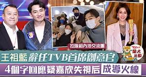 【王祖藍辭職】正式辭任TVB首席創意官　王祖藍離開大台以4個字作回應 - 香港經濟日報 - TOPick - 娛樂