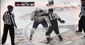 Maxim Lapierre vs Mike Comrie Oct 9, 2010