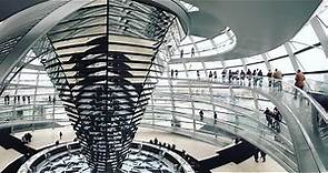 Berlin - Reichstag, The Reichstag Dome 4K - Sir Norman Foster Design. The New German Parliament