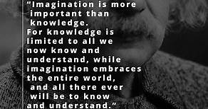 Unlock Your Potential: Embracing the Power of Imagination 💡 | Albert Einstein Quote"