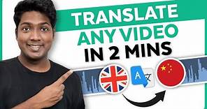 How to Translate Video into ANY Language with AI | Own Voice | FREE