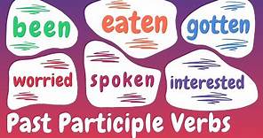 Learn Past Participle Verbs American English | English Grammar Lessons