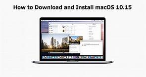 [2024 macOS Catalina Download Guide] How to Download and Install macOS 10.15