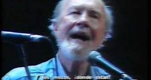 Pete Seeger - where have all the flowers gone (conTao Rodriguez Seeger) subt. castellano