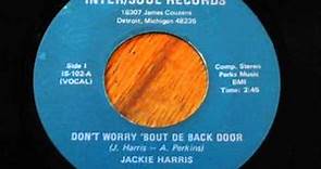 Jackie Harris - Don't Worry 'Bout De Back Door