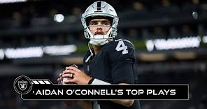 Aidan O'Connell's Top Plays From the 2023 Season | Highlights | Raiders