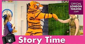 Storytime with the cast of The Tiger Who Came To Tea