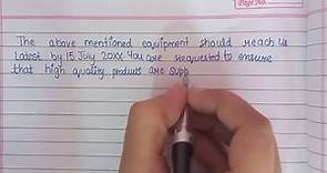 How to write order letter -order letter Examples -formal letter writing skills #sheena zone