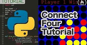 Connect Four Python Game Tutorial with pygame