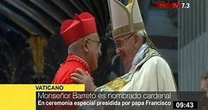 Monseñor Pedro Barreto es nombrado cardenal del Perú por el papa Francisco