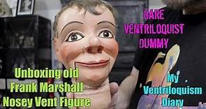 Frank Marshall Rare Unique Old Nosey Ventriloquist Figure Unboxing