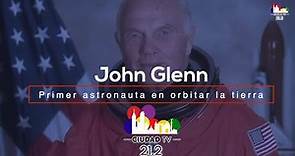 John Glenn, Primer astronauta en orbitar la tierra.