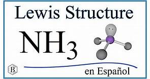 Estructura de Lewis de NH3: Amoníaco