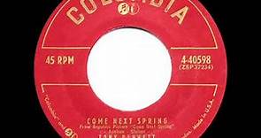 1955 Tony Bennett - Come Next Spring