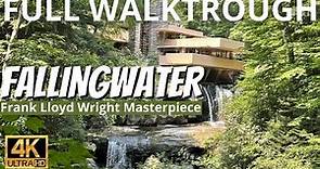 Fallingwater Full Walkthrough Tour in 4K // Frank Lloyd Wright Masterpiece