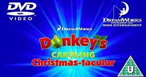 Opening to Donkey's Caroling Christmas-tacular UK DVD (2010)