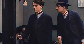 Charlie Chaplin - The Floorwalker 1916 HD - color (Laurel & Hardy)