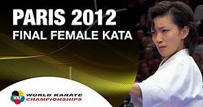 Final Female Kata. Rika Usami of Japan. 宇佐美 里香。空手 | WORLD KARATE FEDERATION