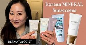 Dermatologist Favorite Korean Mineral Sunscreens | Dr. Jenny Liu