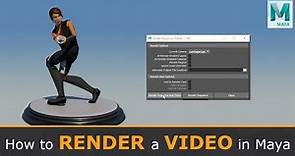 How To Render High Quality Video in Maya (Basic)