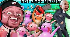 EAT Jeffrey Bezos' Money! (How to Become Rich) FGTeeV Weird Game