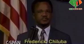 Frederick Chiluba 1991 Speech At National Press Club Of Washington After Being Freshly Elected