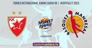 U18M. ESTRELLA ROJA BELGRADO vs BÀSQUET MANRESA.- Torneo Junior Ciudad de L´Hospitalet 2023