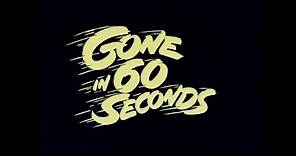 GONE IN 60 SECONDS (1974) Trailer