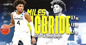 Miles McBride West Virginia 2020-21 Full Season Highlights | 15.9 PPG 4.8 APG 3.9 RPG #Knicks