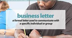 Parts of a Business Letter | Components & Examples