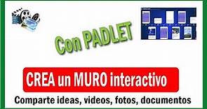 CÓMO utilizar PADLET | tutorial en español | Qué es y USOS