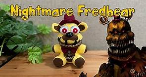 Nightmare Fredbear custom plush review! (Fnaf 4)