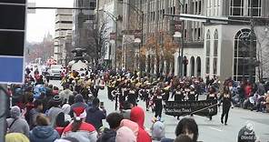 R. J. Reynolds High School Marching Band in the 2022 Greensboro NC Holiday Parade