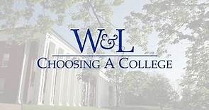 W&L: Choosing a College