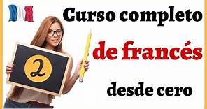 APRENDER FRANCÉS | Curso completo de francés para principiantes | Formar Frases en francés - Curso 2